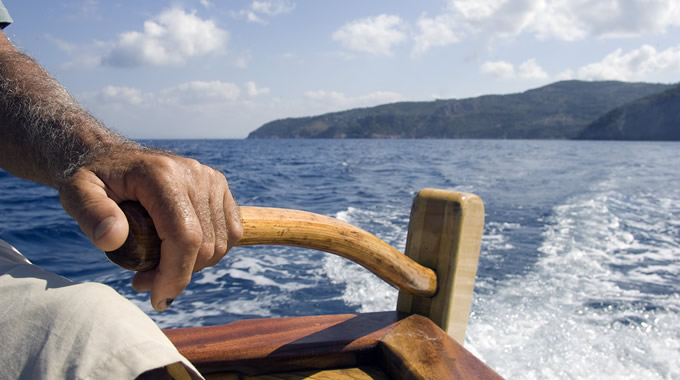 Giro in barca all'Argentario