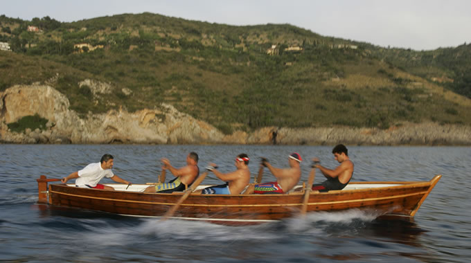 Equipaggio Pilarella in allenamento